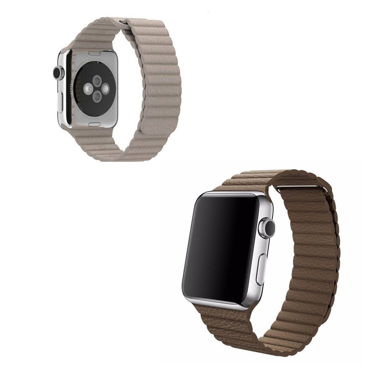 Watch Bands: Leather Loop Magnetic for Apple 38/40/41mm / Brown