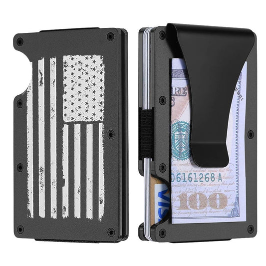 Patriotic RFID Blocking Slim Credit Card Wallet