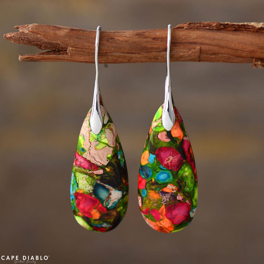 Earrings:  Divine Jasper Teardrop