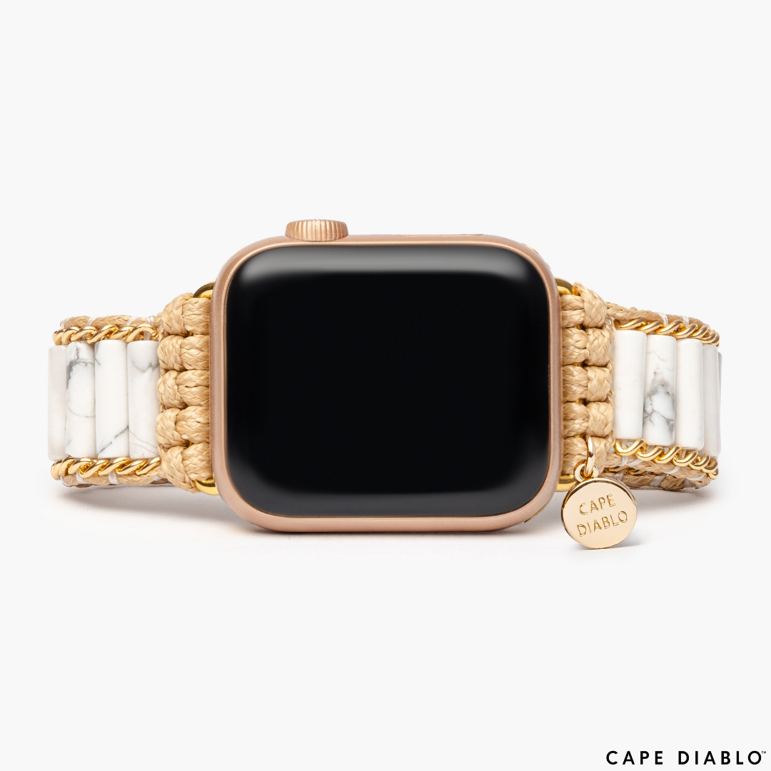 Watch Band:  Howlite Apple Watch