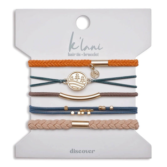 Hair tie/Bracelet:  Discover