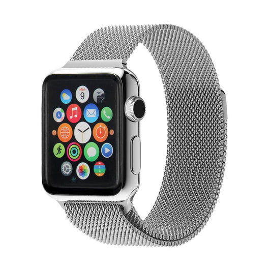 Watch Band:  Milanese Loop Mesh Metal Bands for Apple Watch