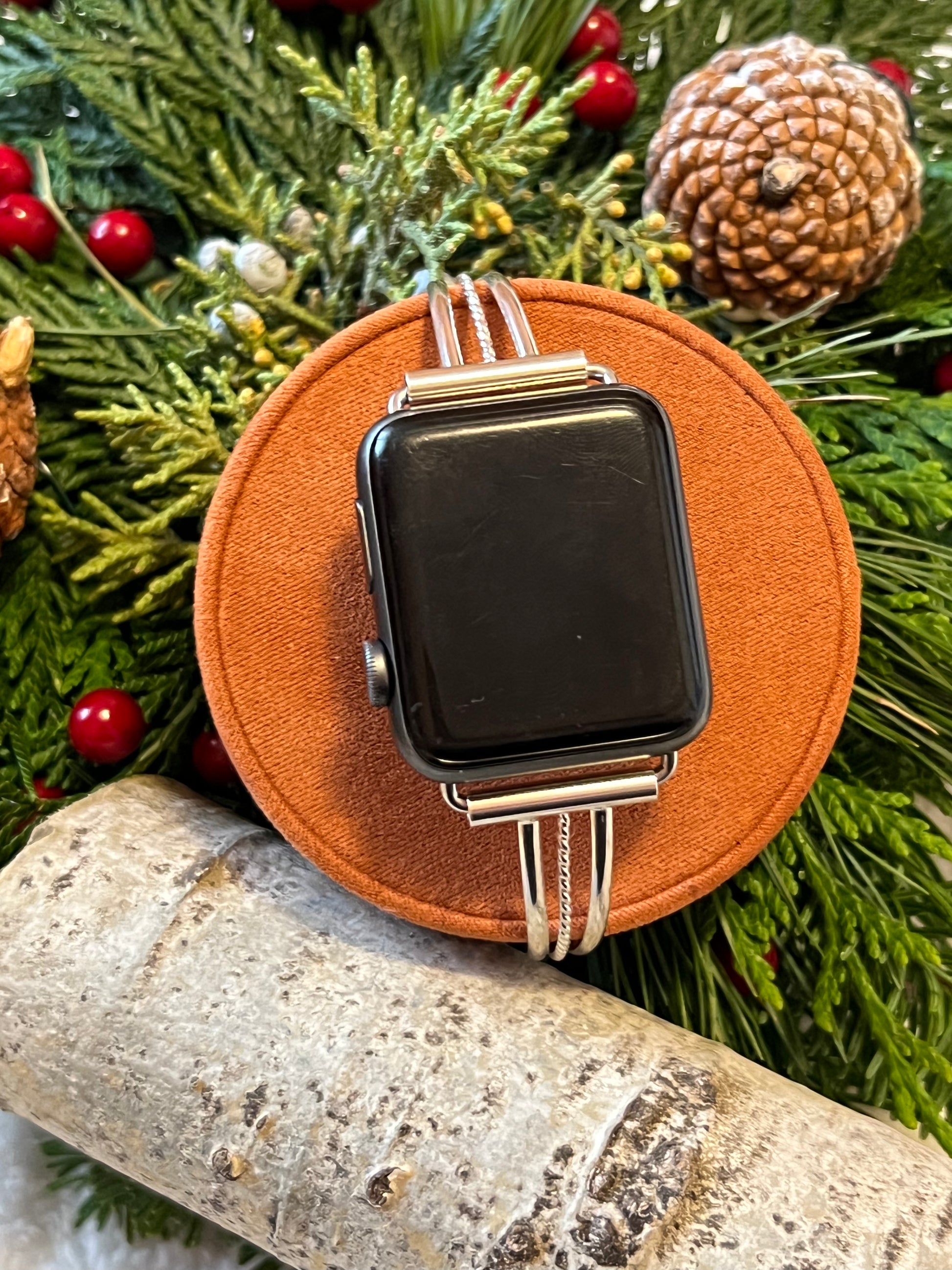 Watch Band Sterling Silver Apple Watch
