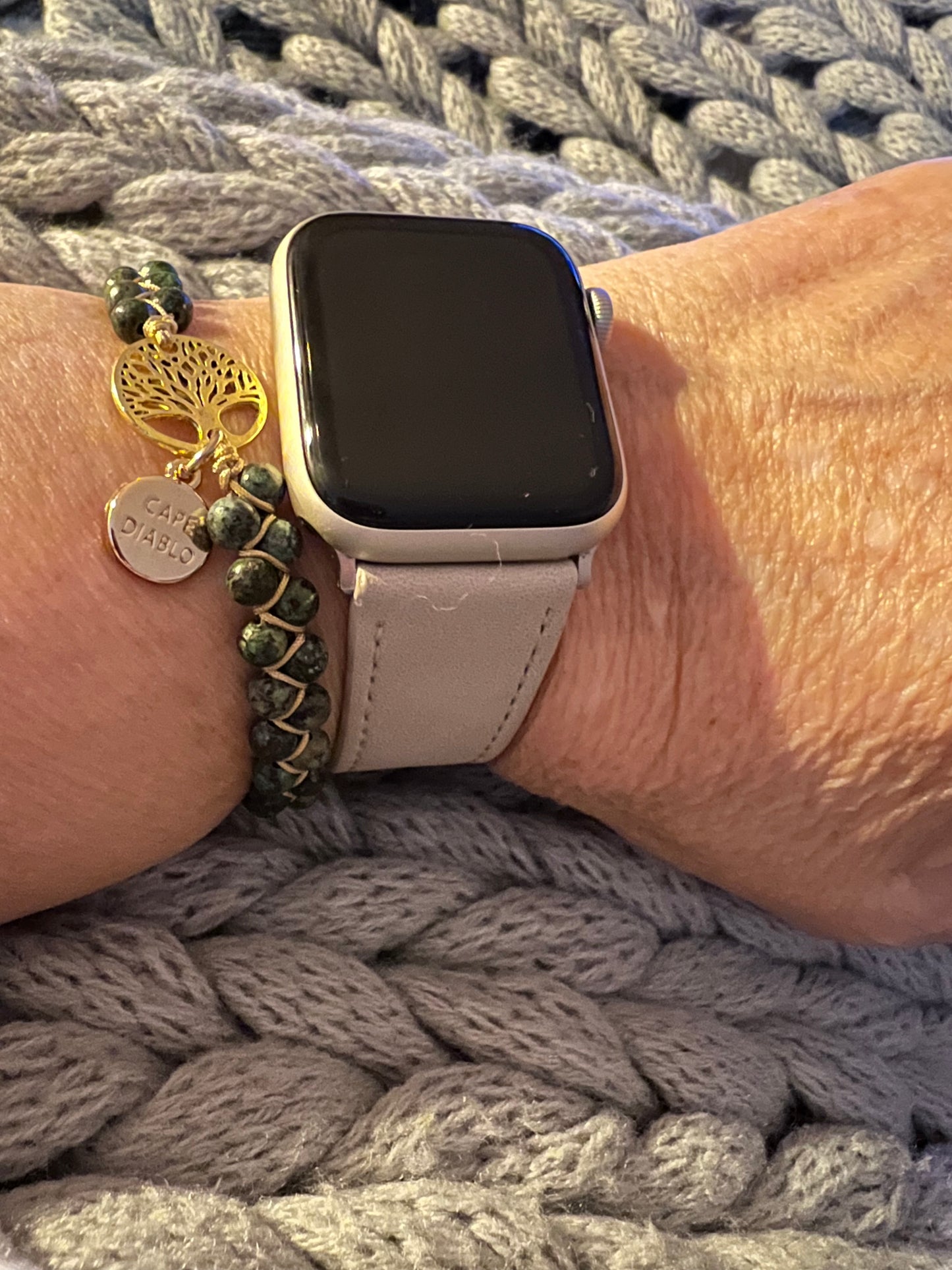 Watch Band:  Vegan Leather Apple Watchband